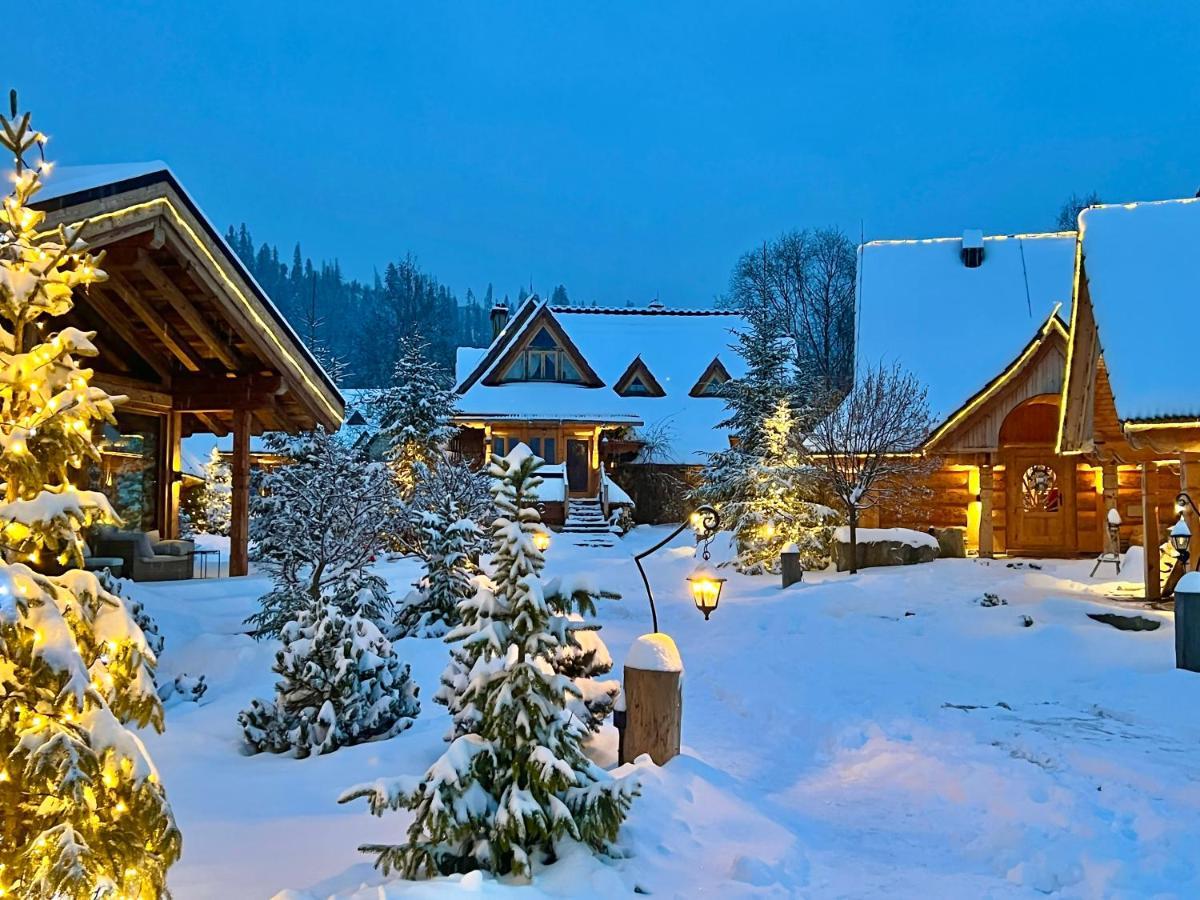 Gorska Osada Luxury Chalets Zakopane Poronin Exteriör bild